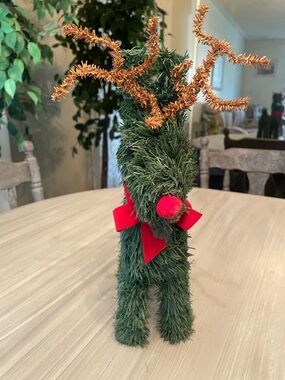 Vintage Xmas Rudolph Reindeer Decor For Indoors Or Outdoors